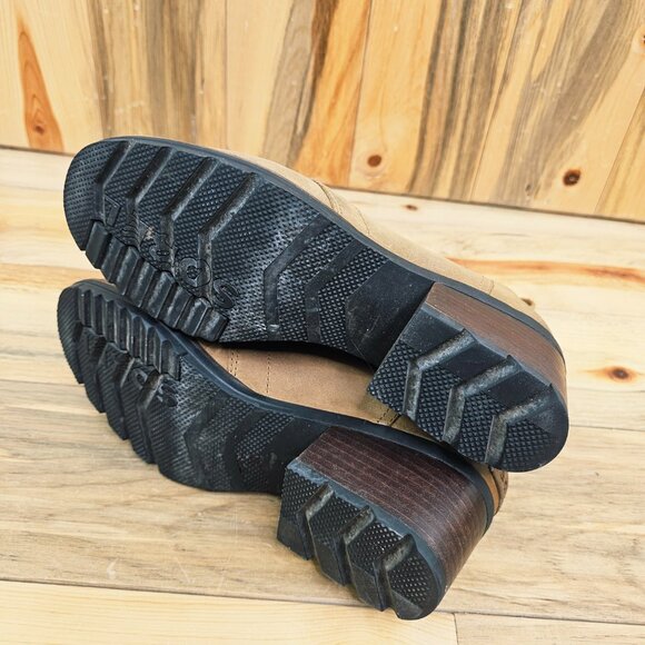 Sorel Cate Lace Up Waterproof Leather Boots Size 9 - Picture 7 of 8